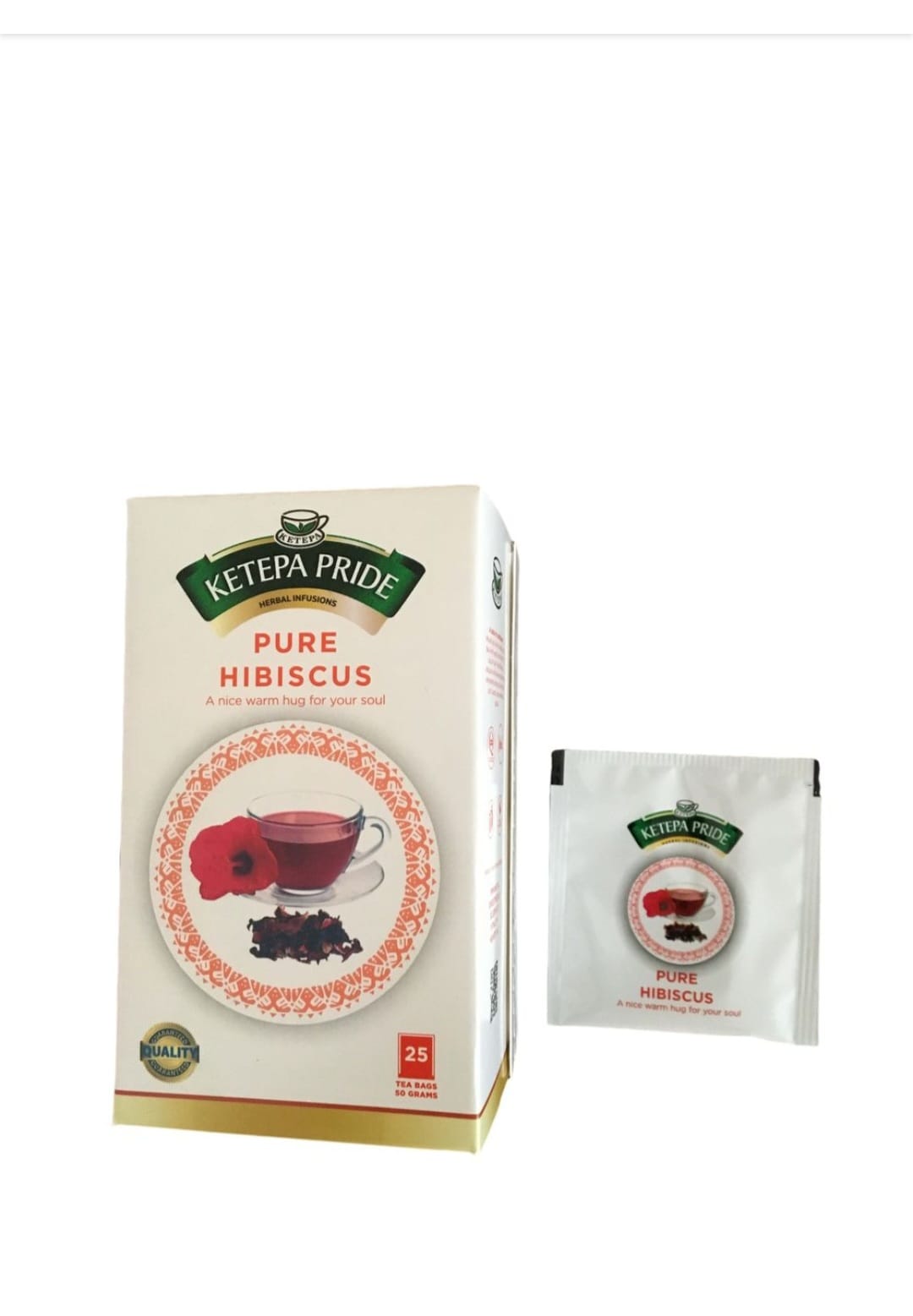 Pure Hibiscus A Nice Warm Hug For Your Soul Tea Bags 25's